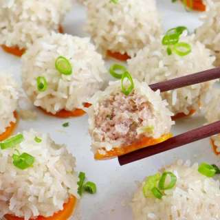Pearl Meatballs (Sticky Rice Meatballs, 珍珠丸子)