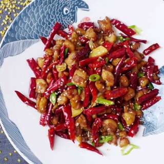 Mala chicken (Chongqing Laziji, 辣子鸡)