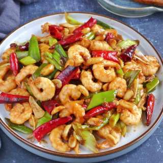 Kung Pao shrimp (宫保虾仁)