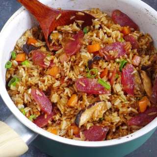 Chinese Sausage Rice (腊肠饭)