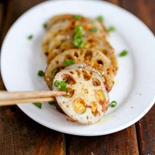 Stuffed Lotus Roots—Pan-fried Version