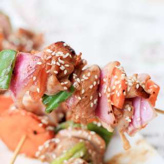Char Siu Chicken Skewers