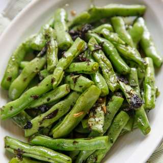 Green Beans with Chinese Olive Vegetable