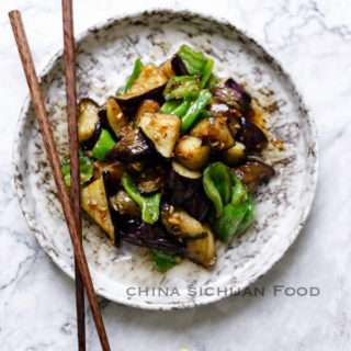 Chinese Eggplants with Garlic Sauce