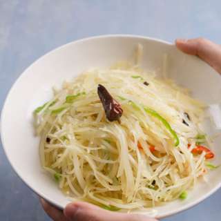Shredded Potato Stir Fry