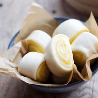 Steamed Pumpkin Buns (Two Ways)