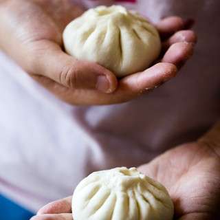 Vegetarian Steamed Buns