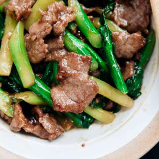 Oyster Beef with Chinese Broccoli