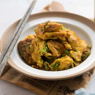 Egg and Fresh Pepper Stir fry