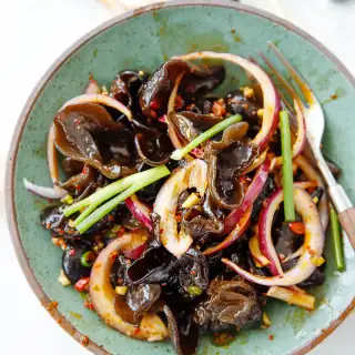 Hot Wood Ear Mushroom Salad