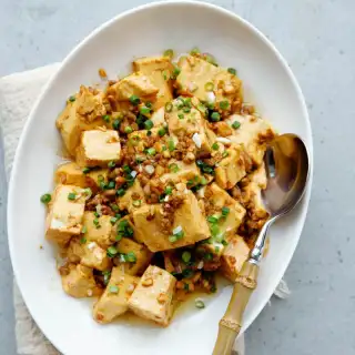 Tofu Stir Fry with Minced Pork