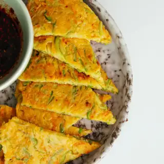 Zucchini Pancakes Chinese Style
