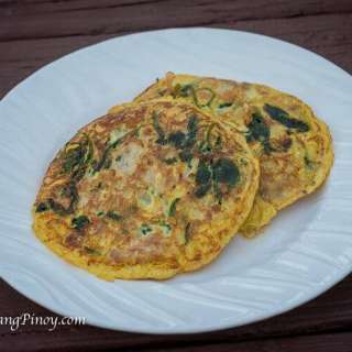 Tortang Tuna with Spinach - Omelet Recipe