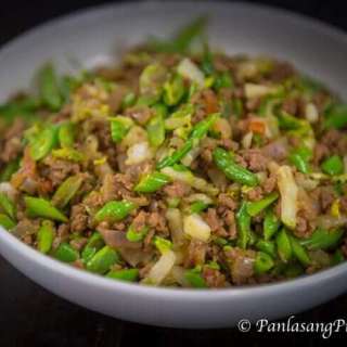 Sauteed Green Beans with Ground Beef