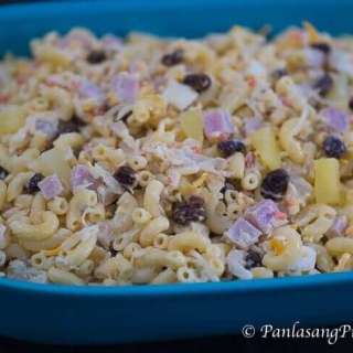 Christmas Chicken and Ham Macaroni Salad
