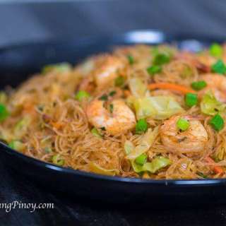 Pancit Sotanghon Na May Hipon