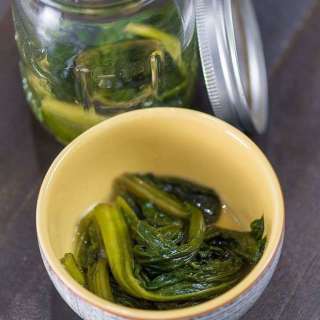 Burong Mustasa (Pickled Flat Mustard Greens)