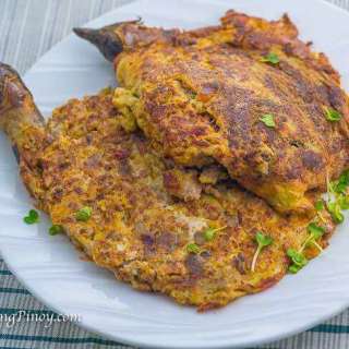 Tortang Talong with Ground Pork Recipe