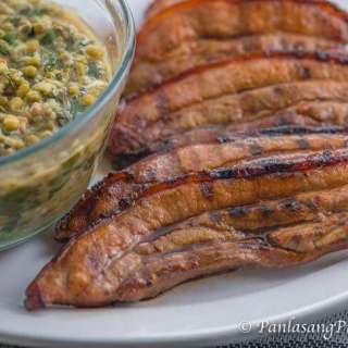 Ginisang Monggo with Inihaw na Liempo