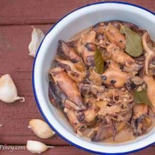 Adobong Pusit sa Gata