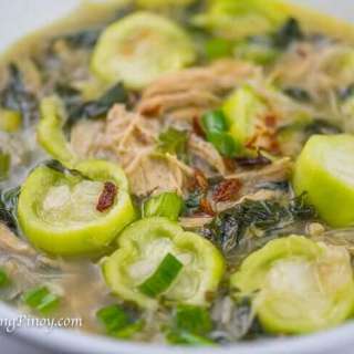 Chicken Soup with Misua and Patola