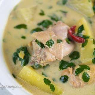 Tinolang Manok sa Gata