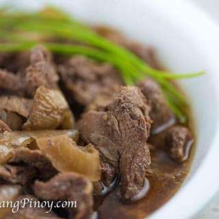 Slow Cooked Beefsteak (Bistek Tagalog)