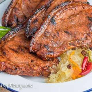 Marinated Grilled Pork Chop