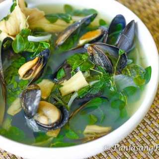 Tinolang Tahong with Malunggay
