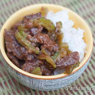 Beef Stir Fry in Oyster Sauce with Ampalaya