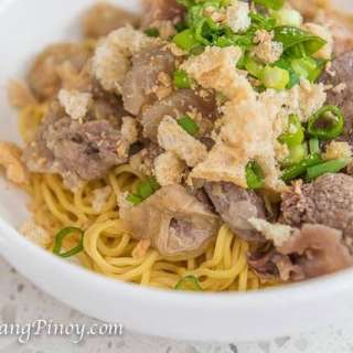 Beef Batchoy with Liver and Bung