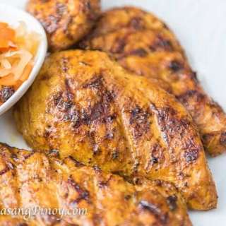 Beer Marinated Grilled Chicken Breast Inasal