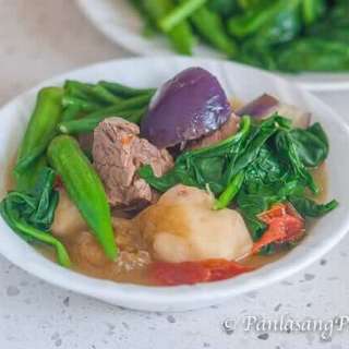 Beef Sinigang sa Kamias with Gabi (Beef in Sour Broth with Taro)