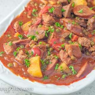 Sausage, Liver, and Pork Stew