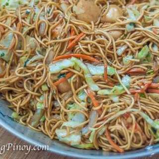 Squid Ball Pancit Canton Recipe
