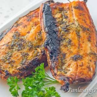 Baked Garlic Milkfish