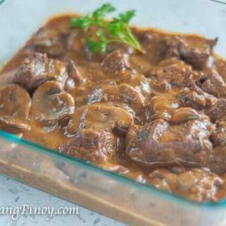 Beef and Mushroom Braised Stew