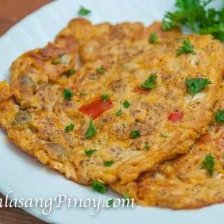Ground Pork Kaldereta Omelet