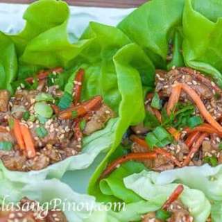 Teriyaki Chicken Lettuce Wrap