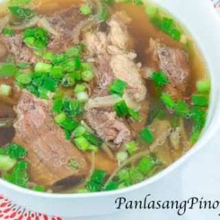 Slow Cooked Beef Lauya Soup Recipe