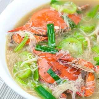 Crab with Misua and Patola