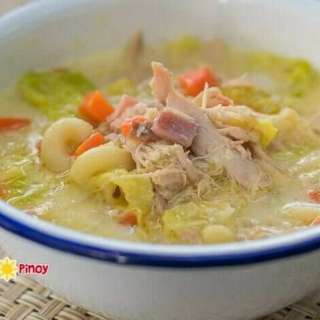 Filipino Chicken Macaroni Sopas