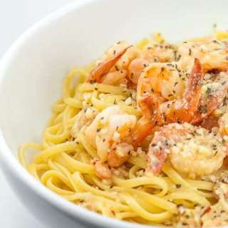 Garlic Shrimp Pasta