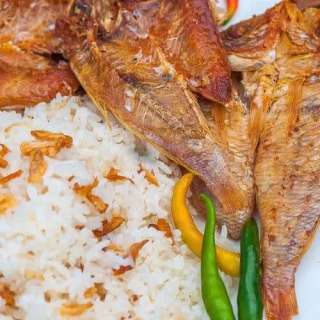 Breakfast Daing na Bisugo with Sinangag