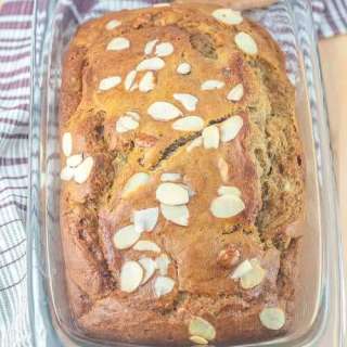 Gluten Free Banana Bread with Almonds Recipe