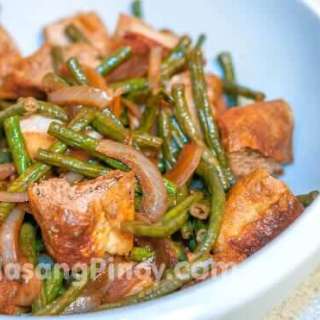 Adobong Sitaw with Tofu