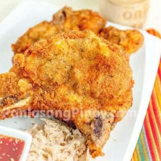 Deep Fried Seasoned Pork Chop