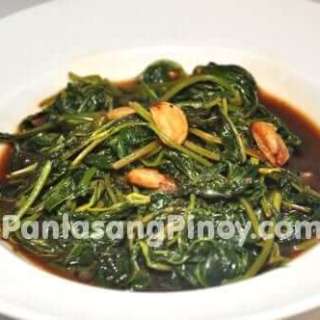 Saucy Adobong Kangkong