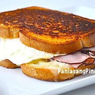 Grilled Cheese Ham and Egg Sandwich