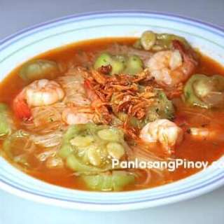 Misua with Patola and Shrimp